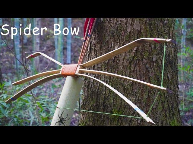 Tutorial+Demonstration of bamboo build bow,How to make innovative bamboo archery at home,diy crafts