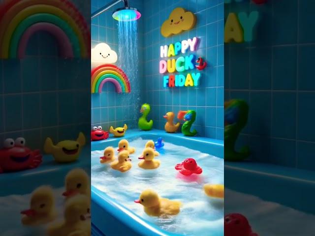 This Duck Declared War on Bath Toys!" #shorts #viralvideo #cocomelon #duck #ytshorts #youtube #lol