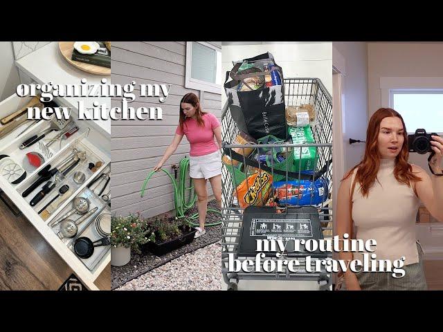 VLOG | Organizing My Kitchen, Routine Before Traveling, Running Errands