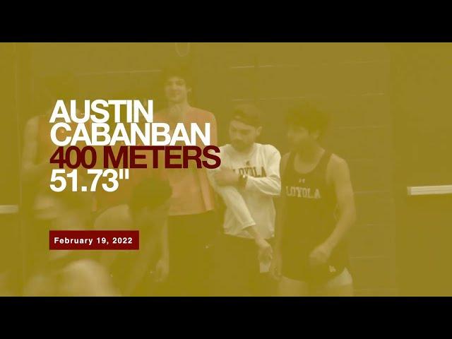 Austin Cabanban 400M   Glenbrook South  Indoor  Track Meet Feb. 18, 2022