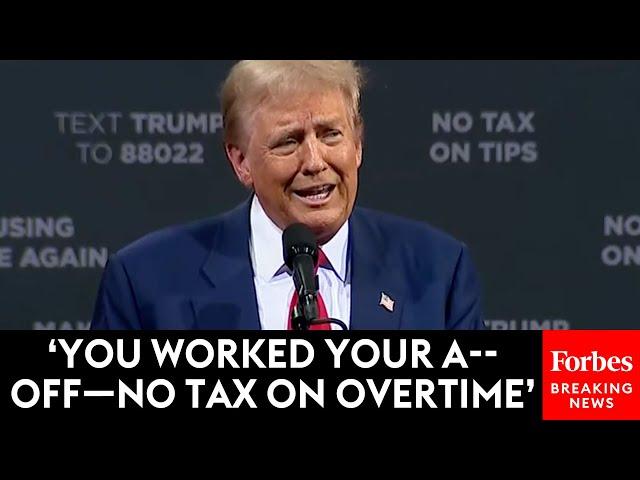 JUST IN: Trump Announces New Proposal: 'No Tax On Overtime!'