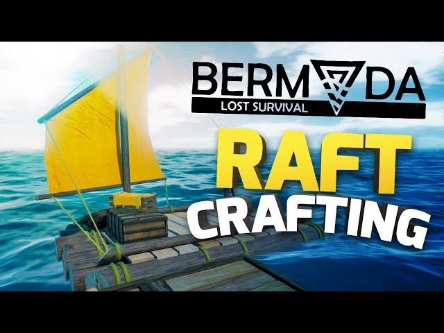 Bermuda - Lost Survival - RAFT CRAFTING & FINDING IRON ORE - Raft Survival Gameplay