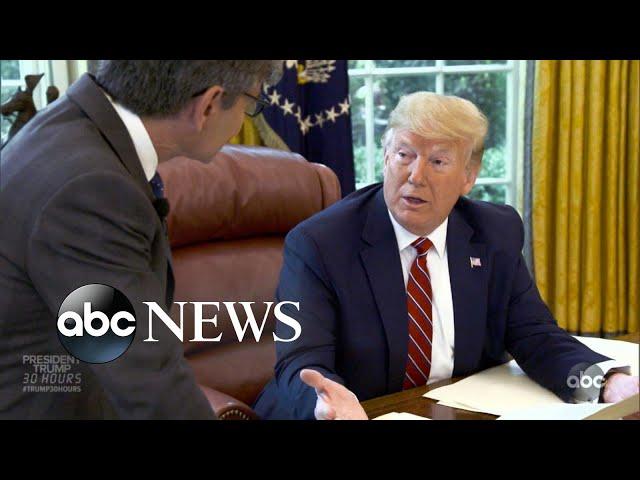 President Trump: 30 Hours l Interview with George Stephanopoulos l Part 2