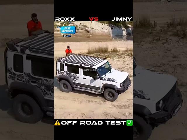 Mahindra Thar Roxx vs Maruti Suzuki Jimny OFF ROAD TEST ️