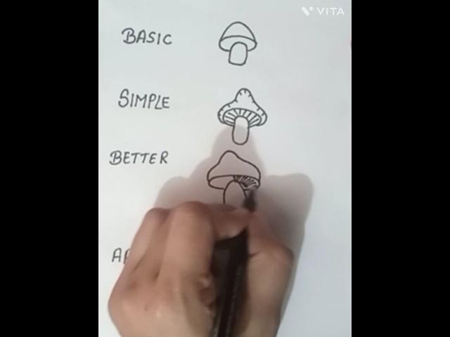 drawing #mashroom #tricks #art #viralvideo #trendingshorts