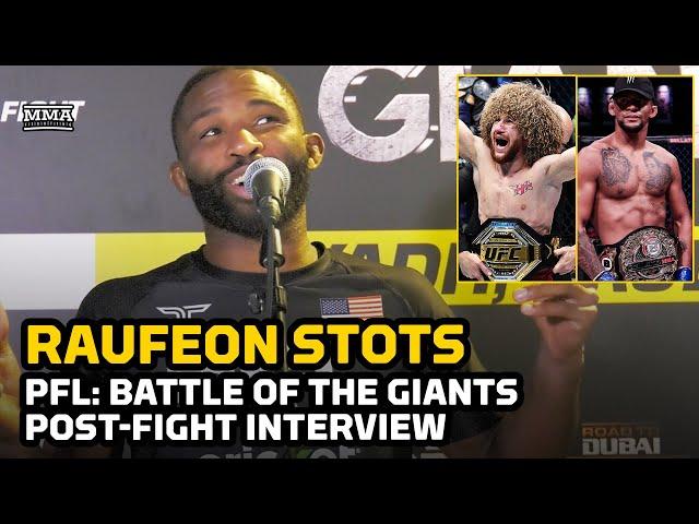 Raufeon Stots Compares Patchy Mix To Merab Dvalishvili, Calls Mix Loss a ‘Fluke’ |  MMA Fighting