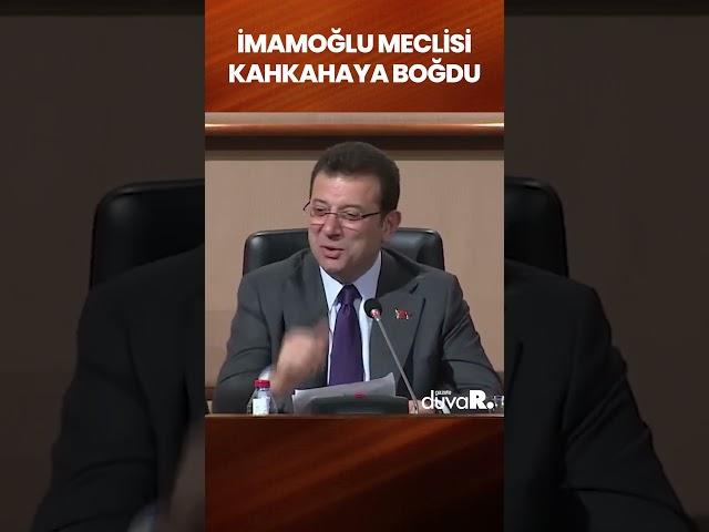 Ekrem İmamoğlu İBB Meclisi'ni kahkahaya boğdu işte o anlar | #shorts