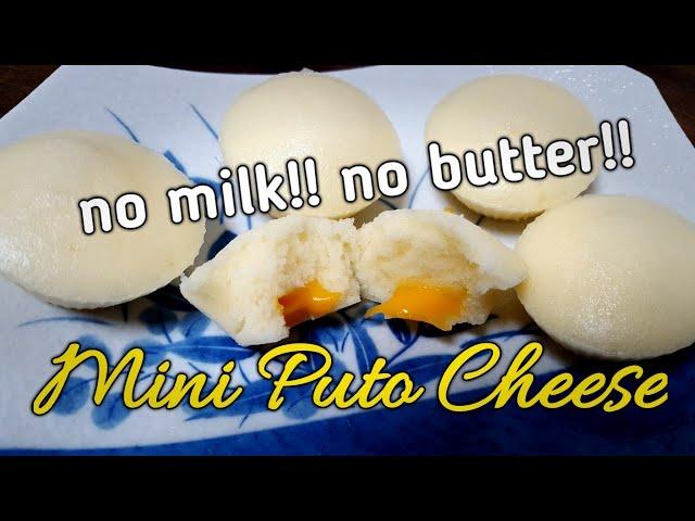 NO MILK NO BUTTER MINI PUTO CHEESE