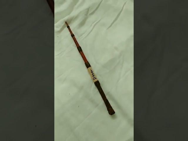 how to make elder wand with paper                         #shorts #shortsbeta #harrypotter