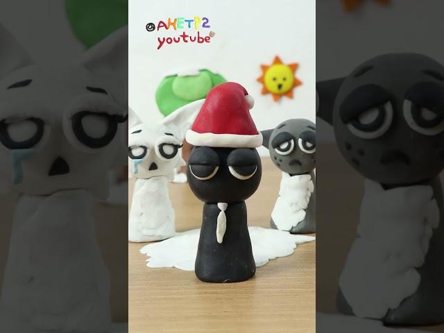I made Sprunki Christmas Black, Wenda, Gray!!!
