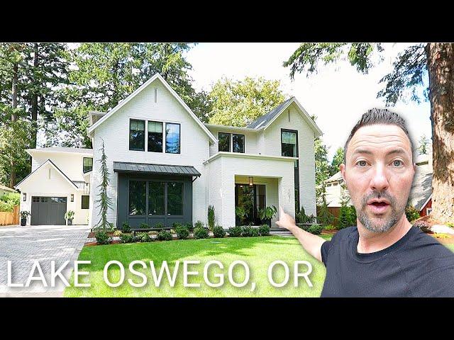 Luxury Living in Lake Oswego Oregon [Full Custom Home Tour]