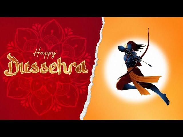 Happy Dussehra Motion Graphics, Animation Post for Social Media