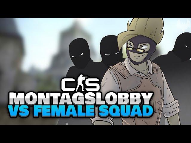 COBBLESTONE ist "ZURÜCK" - Montagslobby vs Female Squad  -  Counter-Strike: Global Offensive 