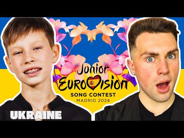 LET’S REACT TO UKRAINE’S ENTRY FOR JUNIOR EUROVISION 2024 | ARTEM KOTENKO - DIM (HOME)