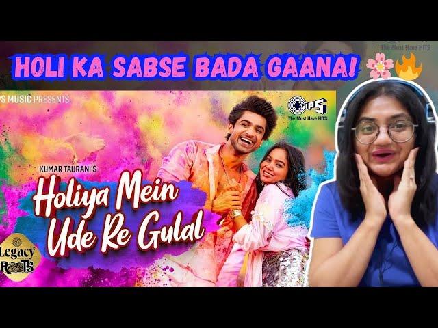 Bhaari HOLI VIBES!  Manisha Rani & Abhishek | New Holi Song REACTION & REVIEW!