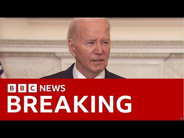 President Biden unveils surprise Gaza peace plan to "end war" | BBC News