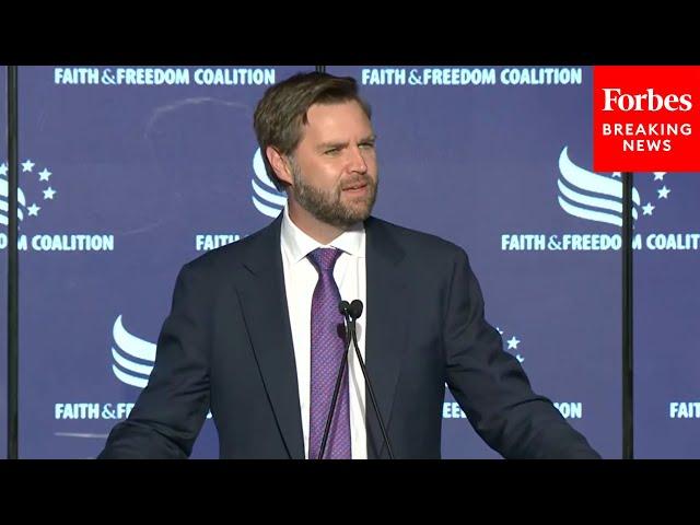 BREAKING NEWS: JD Vance Discusses Christian Faith, Meaning Of 'Grace' At 'God And Country' Breakfast