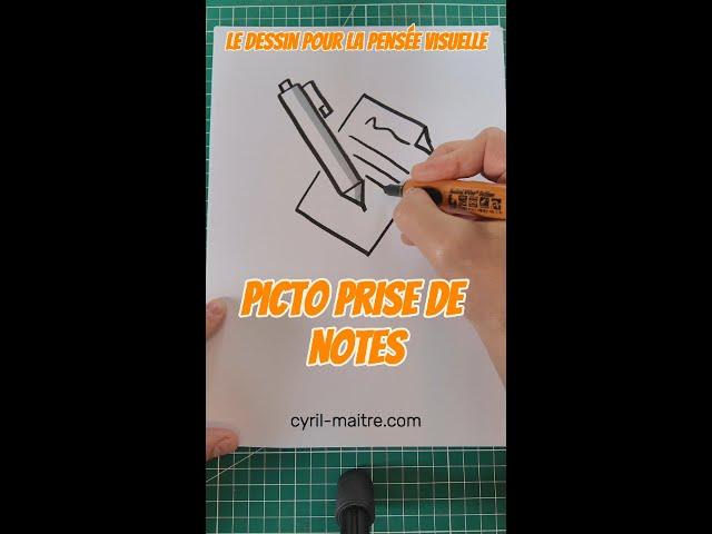 Défi desinne-moi un picto : la prise de notes