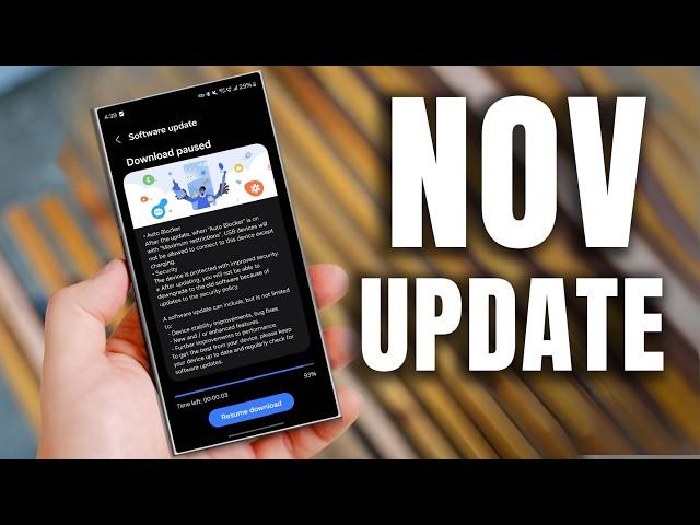 November Update Now OUT For Samsung Galaxy S24!! What's NEW?