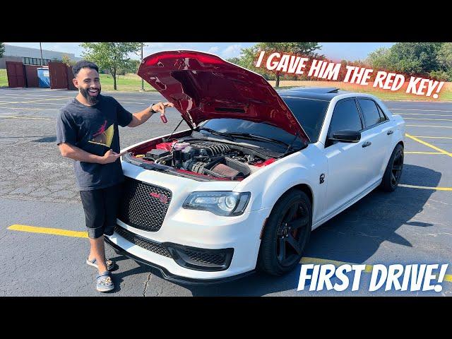 I Let My Brother Drive My 1 of 1 Hellephant Chrysler 300! *First Time Ever*