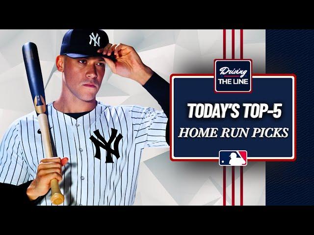 Sunday's TOP-5 MLB Home Run Picks! | Driving The Line