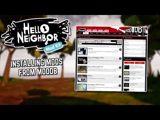 Installing Mods From Moddb | Hello Mod Kit Tutorial