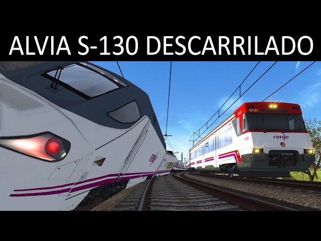 Accidente de tren Alvia S-130 causa problemas en línea C-6 de Renfe Cercanías Valencia | Renfe 447