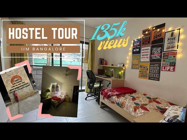 IIM Bangalore: Living the Dream: Inside the Best College Hostel Ever | Room Tour | CAT motivation