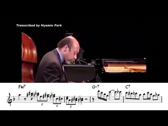 Kenny Barron - Have you met Miss Jones ? Solo transcription