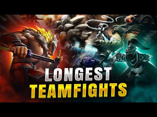 THE LONGEST AND MOST INTENSE TEAMFIGHTS in Dota 2 History