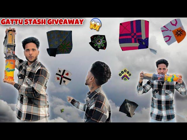 GATTU STASH GIVEAWAY || Different Types Of Plastic Gattu || Kite Vlog 2024🪁