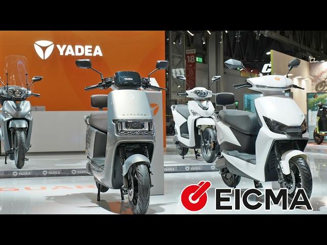 Yadea motobikes full line up @ EICMA 2024