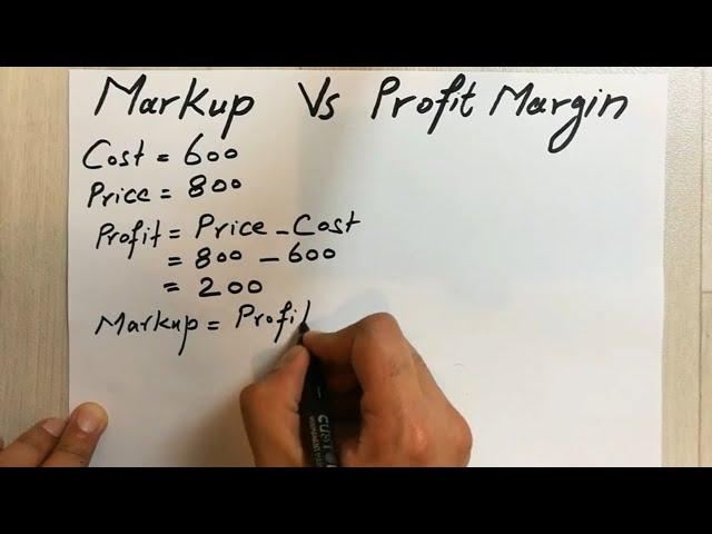 How to Find Difference Between Markup Vs Profit Margin - Easy Trick