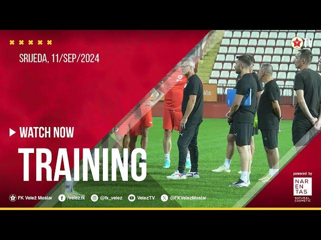 TRENING 11/09/2024  I  Irfan Buz predvodio svoj prvi trening kao trener Veleža