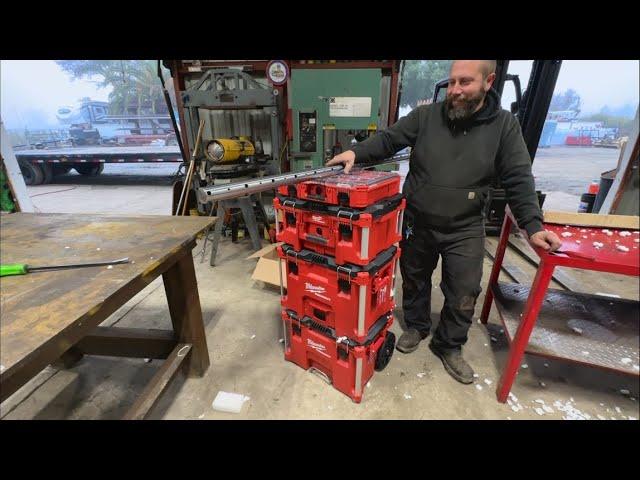 Unboxing a S power line boring machine