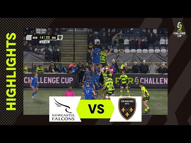 Instant Highlights – Newcastle Falcons v Dragons RFC Round 2 | EPCR Challenge Cup 2024/25