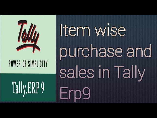 Product purchase and sales record  in tally erp9 Malayalam...!!!