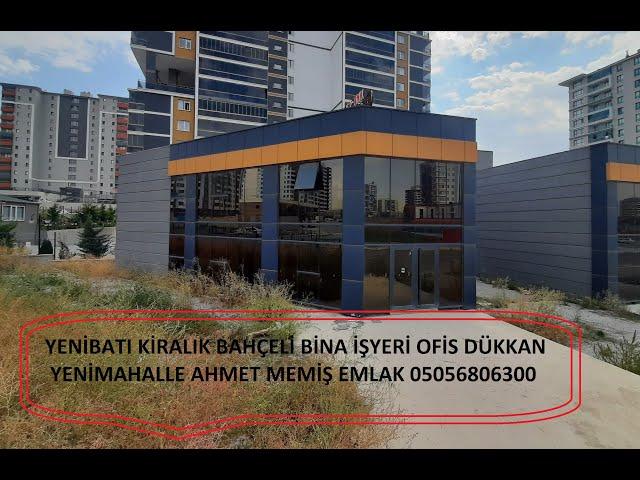 Kiralık İşyeri Ofis Bina #ahmetmemisemlak #Kiralıkdükkan #kiralıkişyeri #ofis #bina #yenibatı #teras