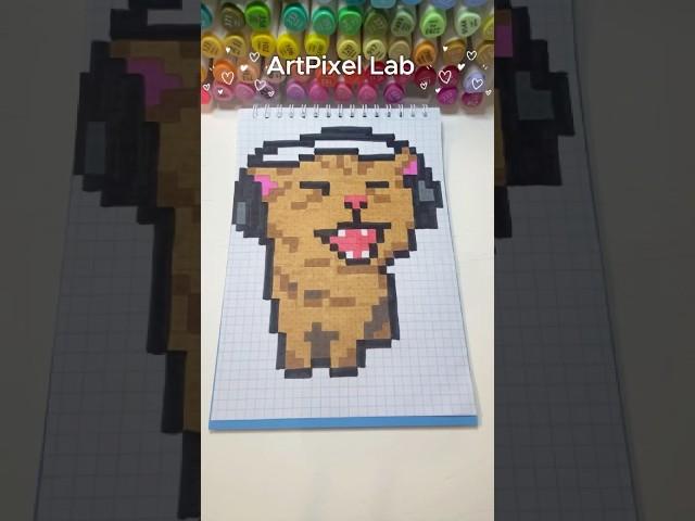 Cute cat Pixel Art Ideas #pixelartideas #artpixellab #pixelart #pixel #cutecats