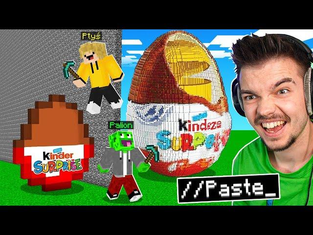 OSZUKUJĘ PTYSIA w KONKURSIE BUDOWANIA "JAJKO NIESPODZIANKI" w Minecraft!