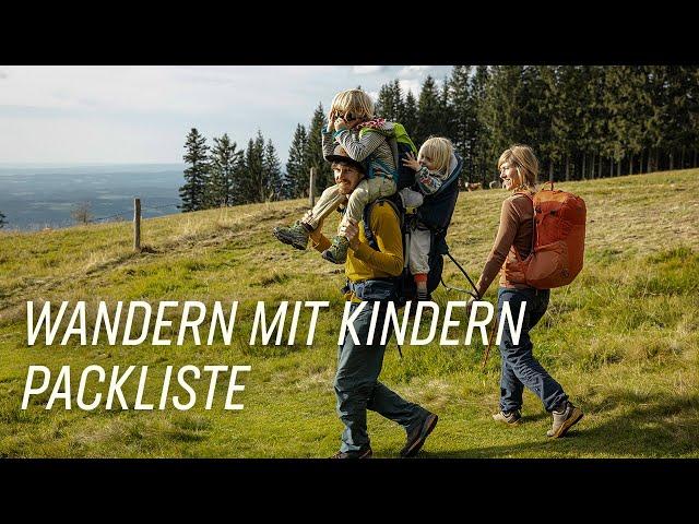 Was du auf eine Wanderung mit Kindern mitnehmen solltest (lange Version)