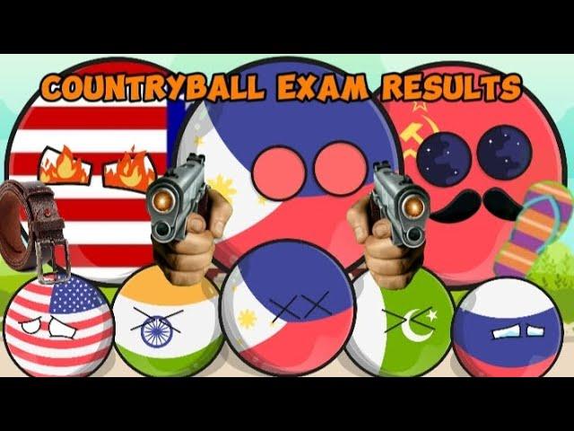 COUNTRIES EXAM RESULTS  [Funny and Interesting]  ll STORY PART 1 ll #countryballs #mapping