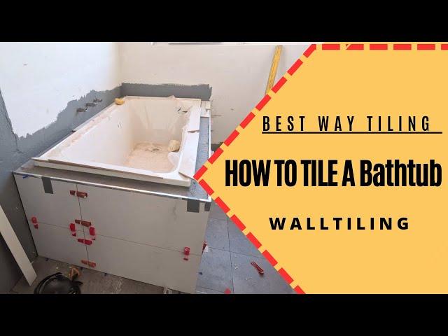 How to Tile a Bath Hub | Tile Bath Hub | Construction Worker
