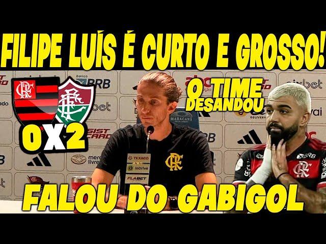 FILIPE LUÍS É CURTO E GROSSO: O TIME DO FLAMENGO DESANDOU! “EU NÃO POSSO ENTRAR NA CABEÇA DELE!”