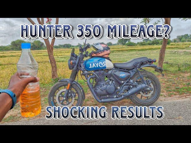 ROYAL ENFIELD HUNTER 350 BS6 MILEAGE TEST IN TELUGU 4_...?