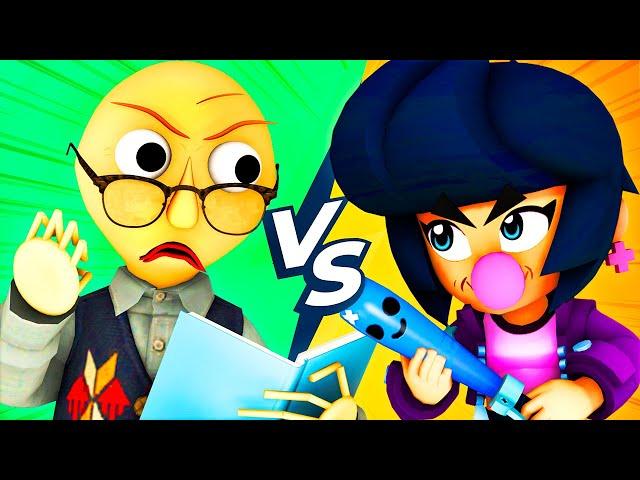 BALDI REMASTERED vs BRAWL STARS - The Movie (Bob Animation All Episodes Compilation Challenge 3D)