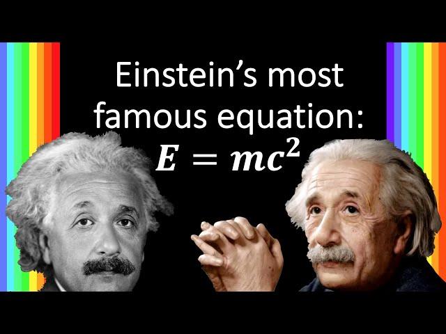 Deriving Einstein's most famous equation: Why does energy = mass x speed of light squared?