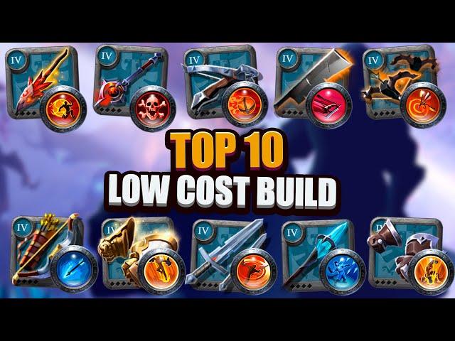 Top 10 The Cheapest builds to play Mist Solo #albiononline #albionpvp