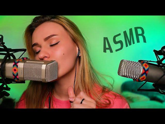 ASMR  CLOSE UP INAUDIBLE WHISPERS