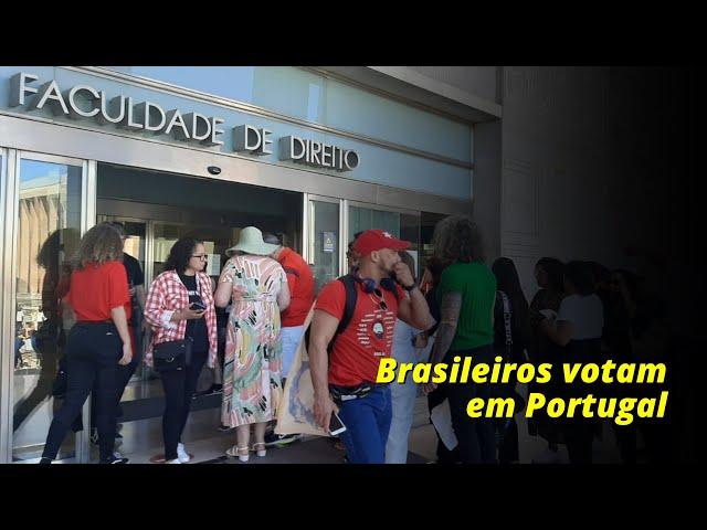 Lulistas e bolsonaristas disputam com gritos de guerra na votação em Lisboa